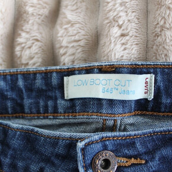 Levi's 545 Low Boot Cut Jeans Medium Wash Size 12M - Picture 5 of 11